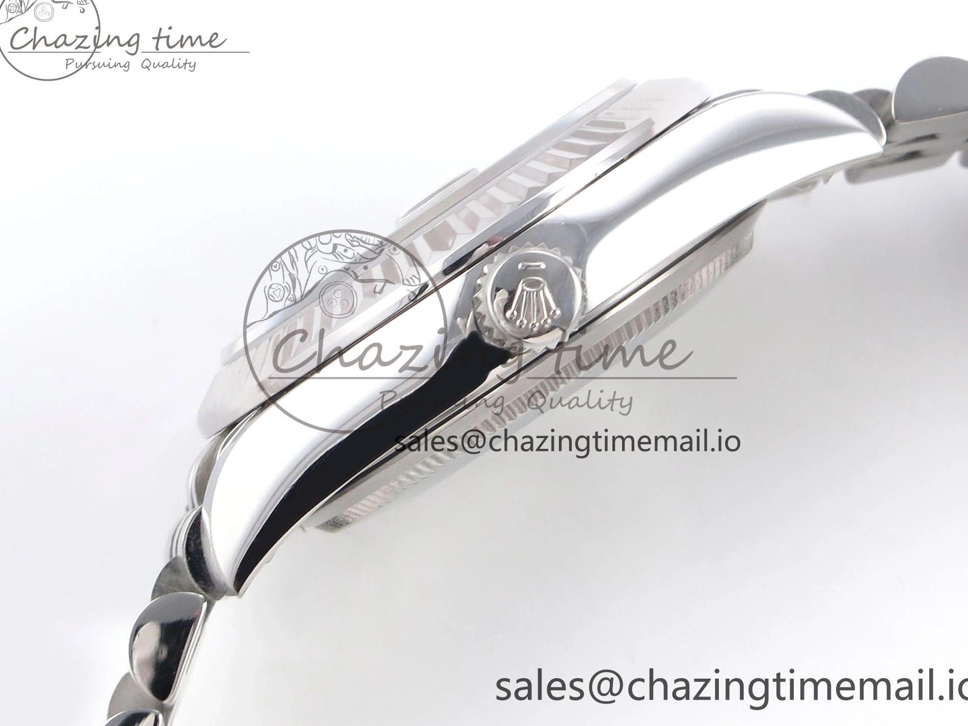 MiroTime 0428 Durable DateJust 31 278274 SS GMF 1:1 Best Edition 904L Steel Green Diamonds Dial on Jubilee Bracelet A 1163